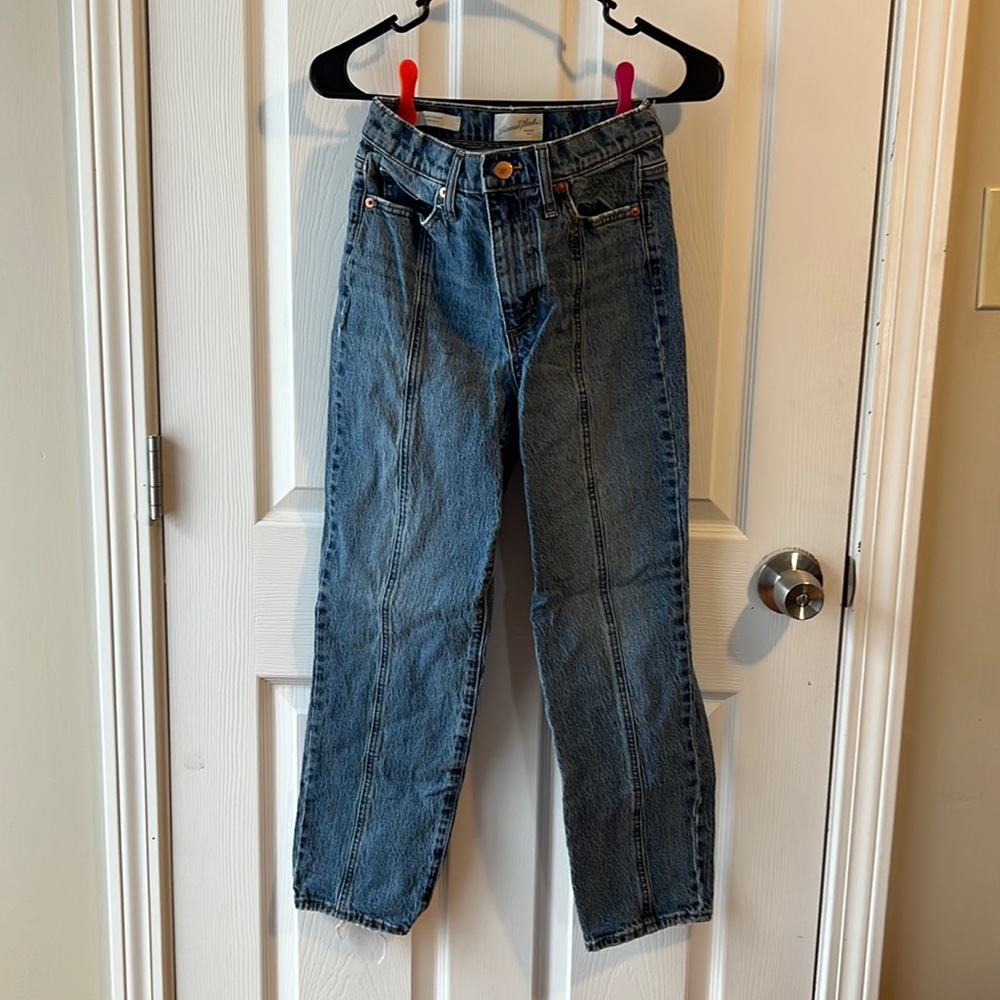 Straight leg jeans